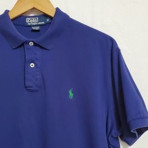 POLO Ralph Lauren Polo Shirt Royal  Blue Mens Medium